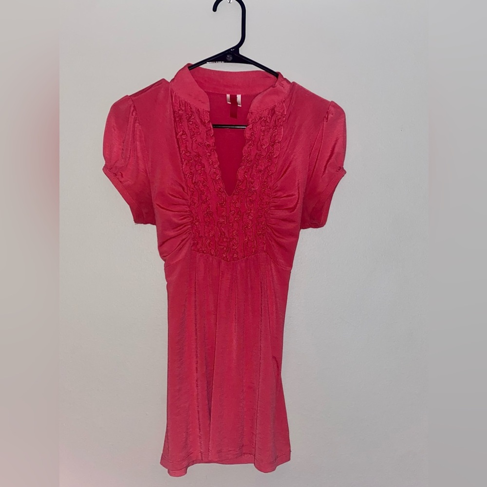 Dressy, ruffled top